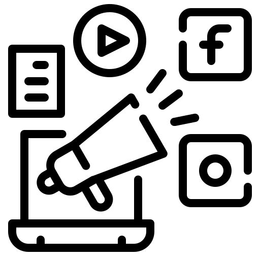 social media marketing icon